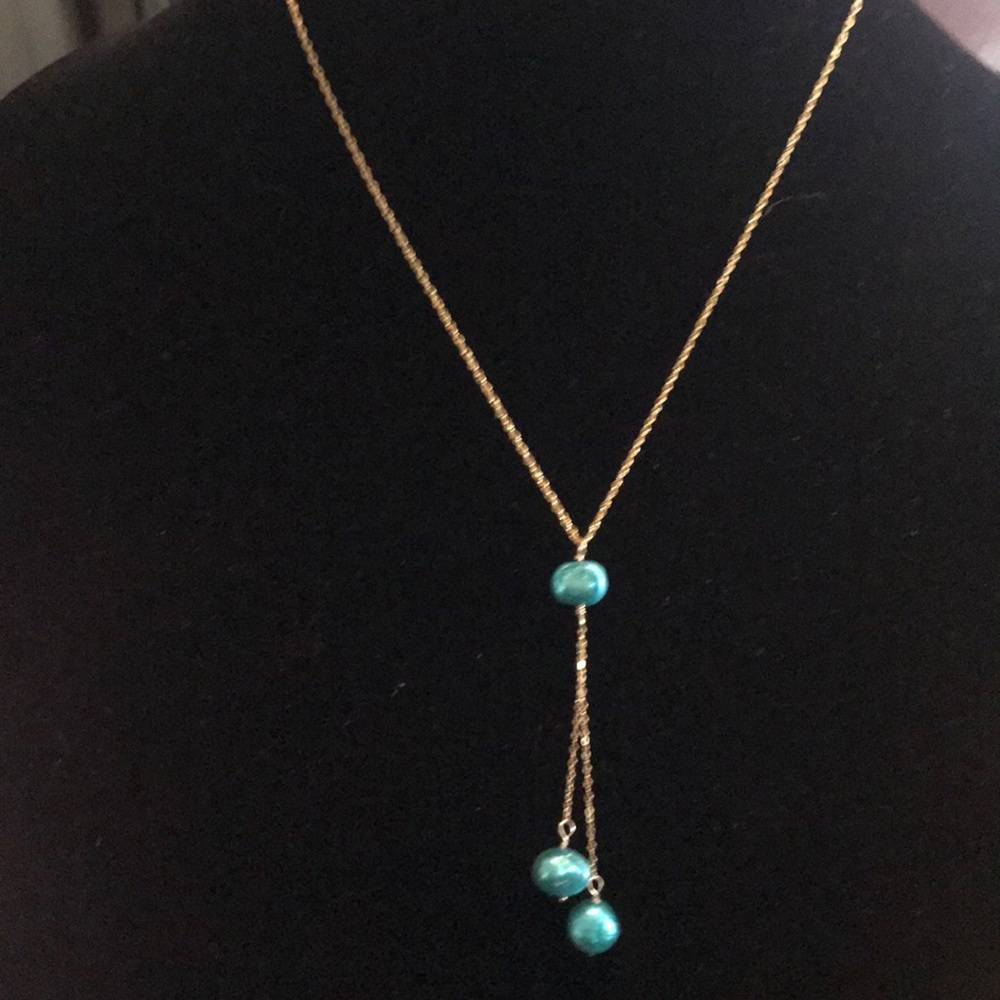 Triple freshwater pearl necklace